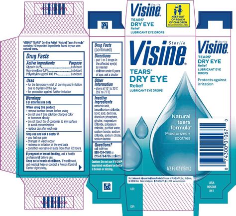 visine eye drops directions